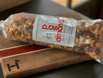 Almond Brittle Popcorn